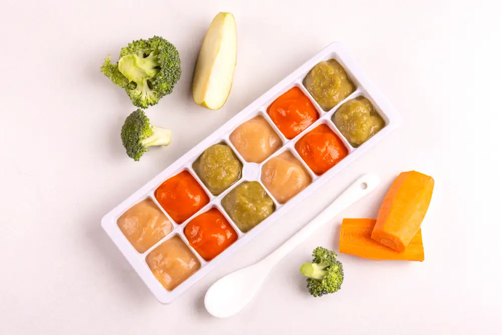 Cách trữ đông thức ăn cho bé ăn dặm đúng cách